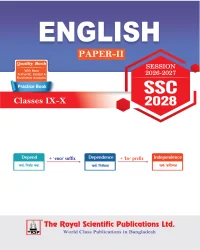 English 2nd Paper - SSC 2028